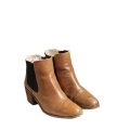 Women's Boden Vintage Leather/suede Elastic Ankle Boots Stretch Pull | Save More