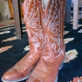 Men's EXCELLENT JUSTIN COWBOY Boots 1/2 Apache Bay Quality | Save More