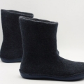 Women's Handmade Felted Wool Slouchy Boots Water Repellent | Save More