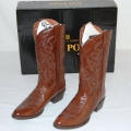 Men's Dan Post Mignon Leather Tan Cowboy Boots | Save More