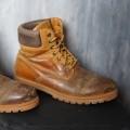 Men's Brown Genuine Leather Panama Jack Boots Size 44 / Vintage | Save More