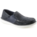 Men's Brand New Birkenstock Duma Suede Leather Shoes Navy | Save More