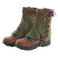 Men's NEW ORIGINAL Italian Army Canvas Gaiters Olive | Save More