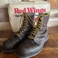 Men's Vintage Red Wings Insulated Super Sole 8 Boots 01212 | Save More