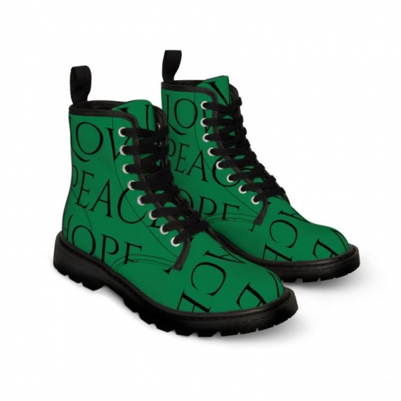 Men's Peace Boots Green | Save More