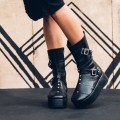 Women's Punk Priestess Platform Boots Goth Boots Platform Boots | Save More