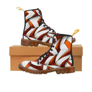 Women's Canvas Boots Crazy Boots Artwork on Boots. | Save More