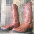 Men's Tony Lama Vtg Ostrich Cowboy Boots 8.5 D | Save More