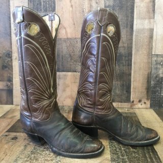 Women's Tony Lama Vtg Gold Label Buckaroo Cowboy Boots 10 B | Save More