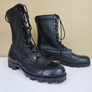 Men's R O Search Vintage Military Combat Boot Black Leather | Save More