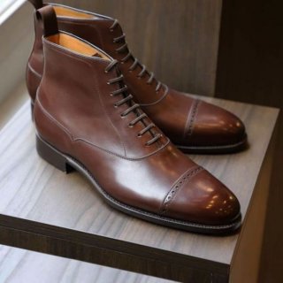 Men's Handmade Genuine Leather Lace-up Ankle Boots for's | Save More