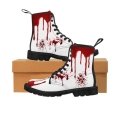 Men's Punk Rocker Gothic Metal Spooky Canvas Boots | Save More