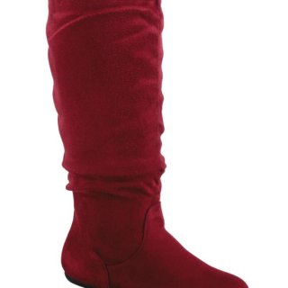 Women's Pull up Casual Wide Calf Mid-calf Knee High Flat | Save More