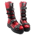 Men's Draculala 2.0 Gothic Boots Handmade High Boots Belted | Save More