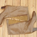 Women's 38 Size/vintage Leather Salamander Brown Boots/y2k Brown | Save More