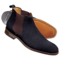 Men's Handmade Cap Toe Chelsea Boots Real Suede Ankle Boots | Save More