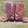 Men's 80's Sears Cowboy Western Ranch Leather Boots Made | Save More