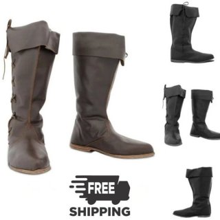 Women's Renaissance Medieval Viking Boots Unique Gothic Cosplay | Save More