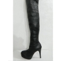 Men's Size Very Soft Lamb Leather Thigh High Stilleto Round Toe | Save More