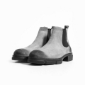 Men's Gray Chelsea Boots Suede Leather Boots Classic | Save More