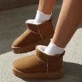 Women's Winter Ankle Boots Inspired Adults Vegan Camel Snow Booots | Save More