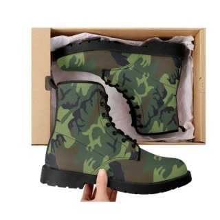 Men's Camo Combat Boots Camo Waterproof Boots | Save More