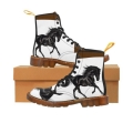 Women's Canvas Boots Horses Horses on Boots Boots | Save More