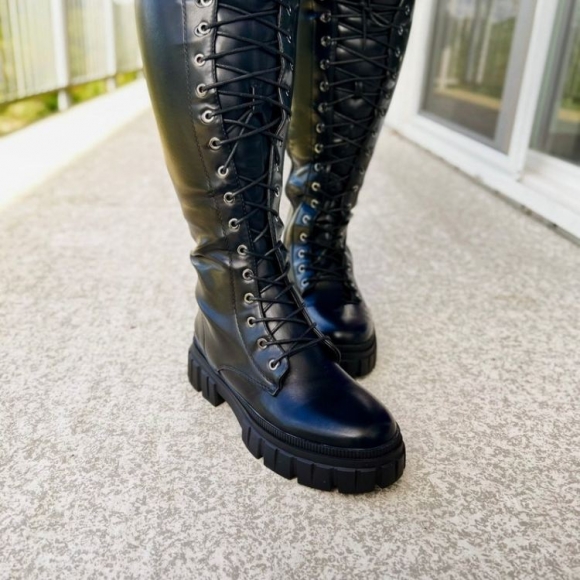 Women's Combat Boots black | Save More