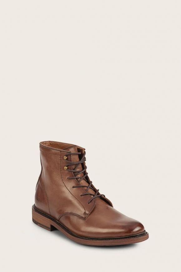 FRYE | MEN'S JAMES LACE UP-Dark Brown