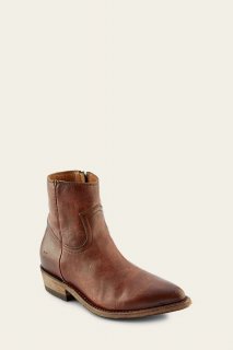 FRYE | WOMEN'S BILLY INSIDE ZIP-Redwood