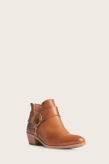 FRYE | WOMEN'S RAY HARNESS BACK ZIP-Caramel