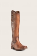 FRYE | WOMEN'S MELISSA BUTTON INSIDE ZIP-Cognac