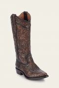 FRYE | WOMEN'S BILLY DAISY PULL ON-Black Tooled