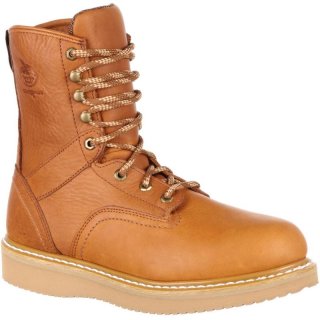 Georgia Boots | Men's Wedge Steel Toe Work-Barracuda Gold