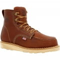 Georgia Boots | Men's Wedge Moc Toe Work-Brown