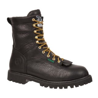 Georgia Boots | Men's Waterproof Lace-to-Toe Work-Black