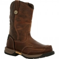 Georgia Boots | Men's Athens 360 Waterproof Pull-On Work-Brown