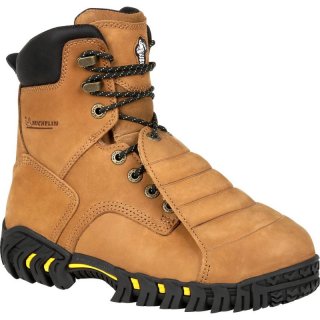 Georgia Boots | Men's Michelin Pilot Sledge Toe Metatarsal Works-Brown