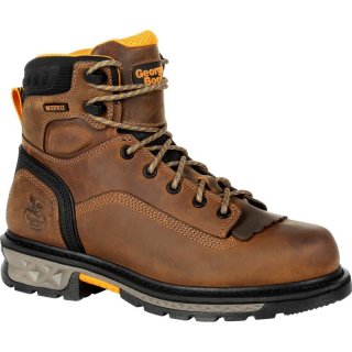 Georgia Boots | Men's Carbo-Tec LTX Waterproof Composite Toe Work-Black And Brown