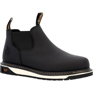 Georgia Boots | Men's AMP LT Wedge Work Romeo-Black