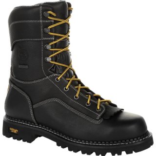 Georgia Boots | Men's AMP LT Logger Composite Toe Waterproof Work-Black