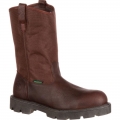 Georgia Boots | Men's Homeland Steel Toe Waterproof Wellington-Brown