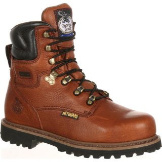 Georgia Boots | Men's Hammer Internal Metatarsal Steel Toe Work-Briar Brown