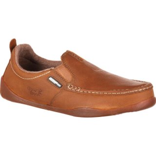 Georgia Boots | Men's Cedar Falls Moc-Toe Slip-On-Tan