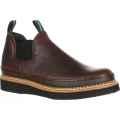 Georgia Boots | Men's Giant Wedge Romeo Work Shoe-Soggy Brown