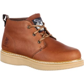 Georgia Boots | Men's Wedge Chukka Work-Barracuda Gold