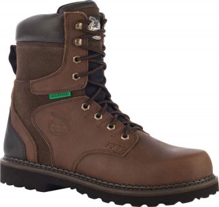 Georgia Boots | Men's Brookville Steel Toe Waterproof Work-Dark Brown