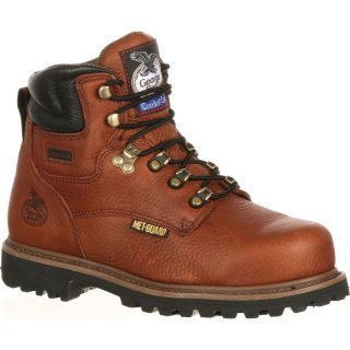 Georgia Boots | Men's Hammer Internal Metatarsal Steel Toe Work-Briar Brown