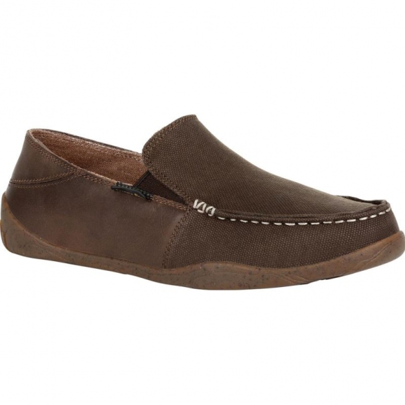 Georgia Boots | Men's Cedar Falls Driving Moccasin-Brown