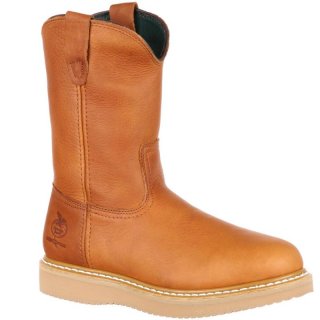 Georgia Boots | Men's Wedge Work Wellington-Barracuda Gold